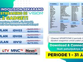 DAPET SEMUA? PAKET INDOVISION AJA