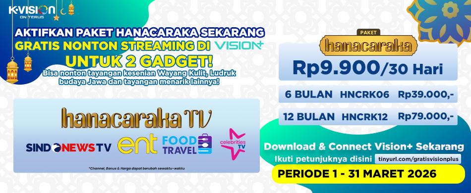 HANACARAKA TV HADIR DI K-VISION