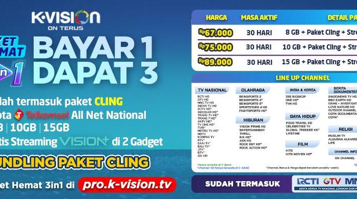 PAKET HEMAT 3 IN 1 CLING