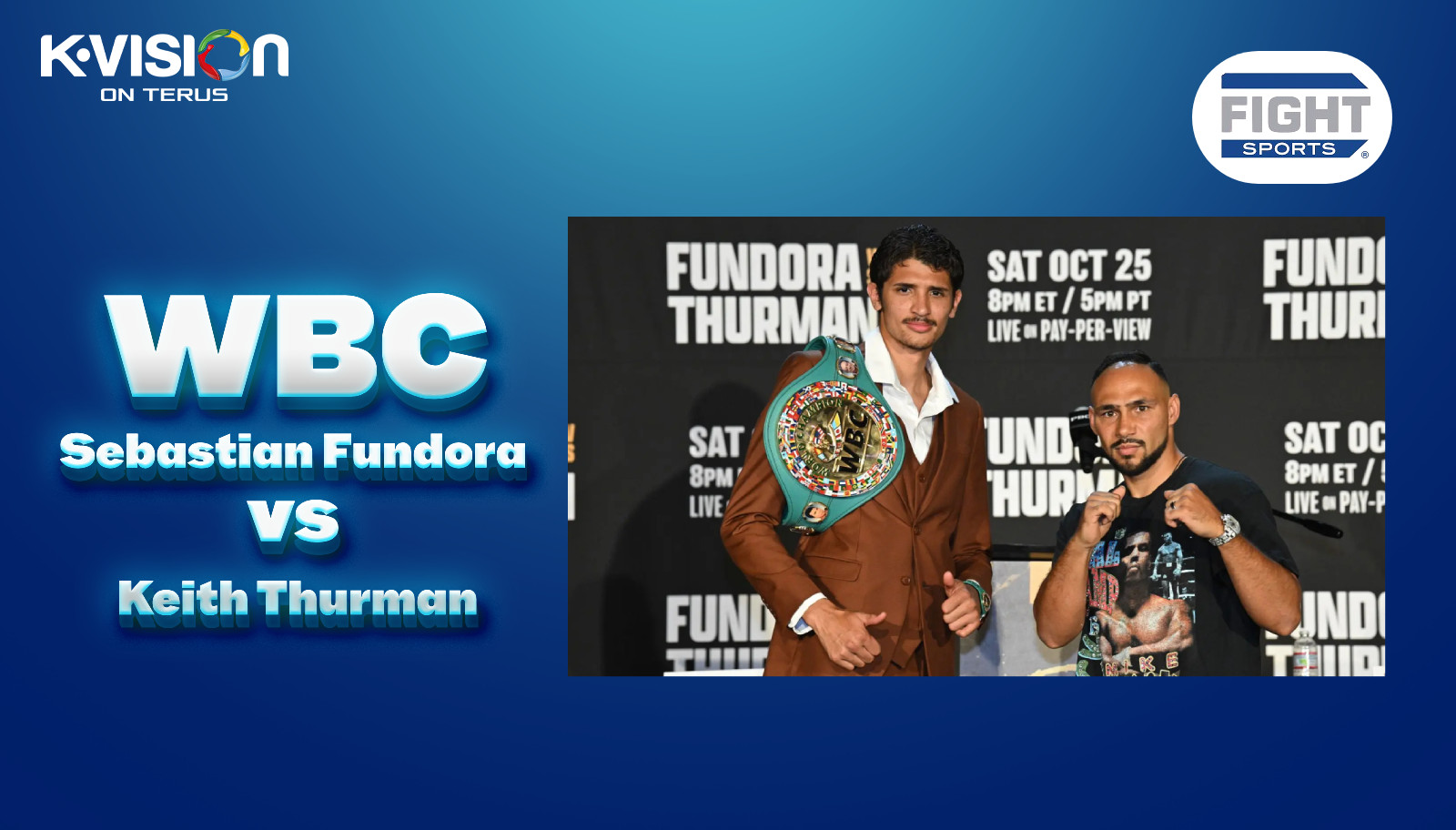 WBC Sebastian Fundora vs Keith Thurman, Saksikan di K-Vision