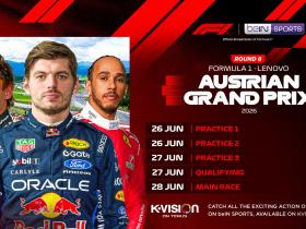 F1 Austrian Grand Prix 2026 Aksi Cepat Para Driver Terbaik Dunia di K-Vision