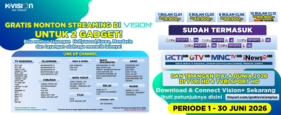 Gratis Nonton Streaming di Vision+ 2 Gadget