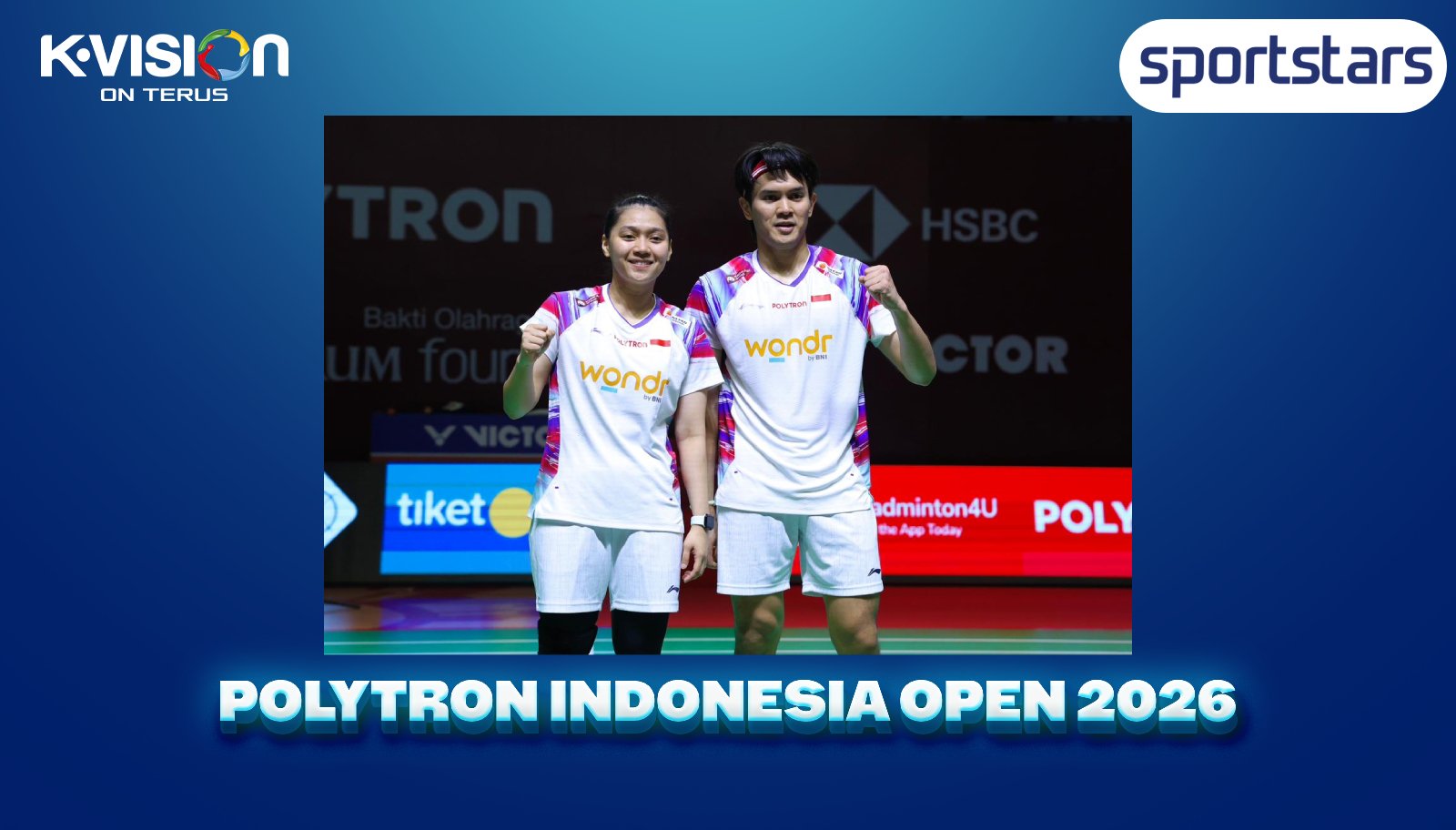 Polytron Indonesia Open 2026 Tayang di K-Vision