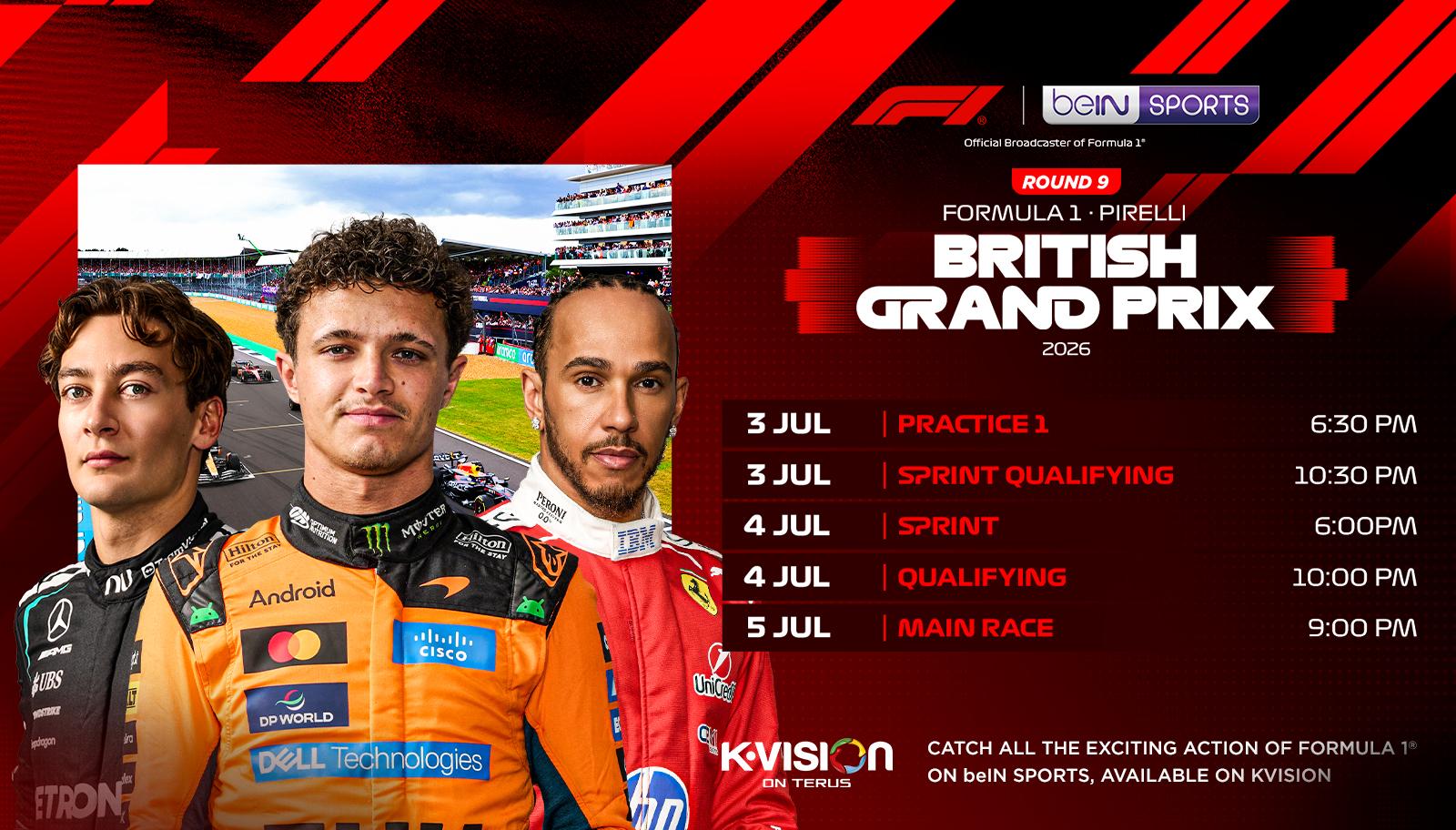 F1 British Grand Prix 2026: Duel Sengit Para Pembalap Elite Dunia di Sirkuit Silverstone