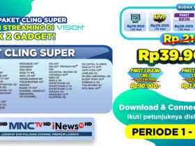 SUPER CLING HIBURANNYA, SUPER CLING MURAHNYA!