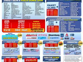 Paket dan Dekoder K-Vision Bromo