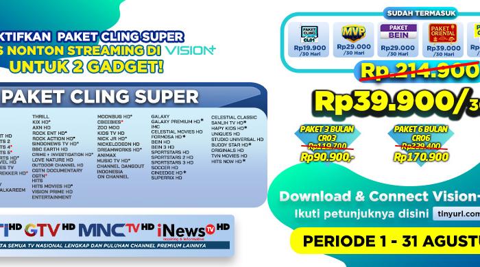 SUPER CLING HIBURANNYA, SUPER CLING MURAHNYA!