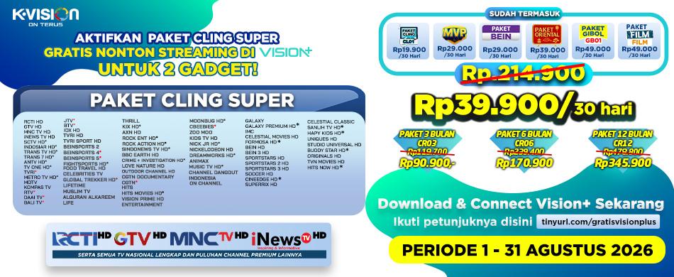 SUPER CLING HIBURANNYA, SUPER CLING MURAHNYA!