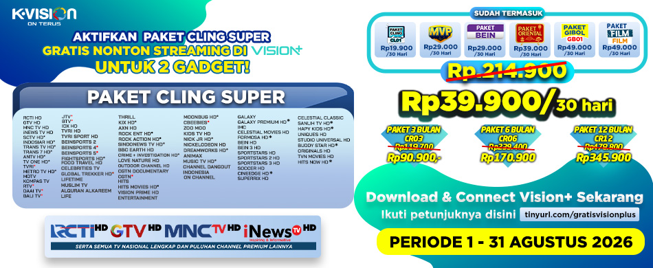SUPER CLING HIBURANNYA, SUPER CLING MURAHNYA!