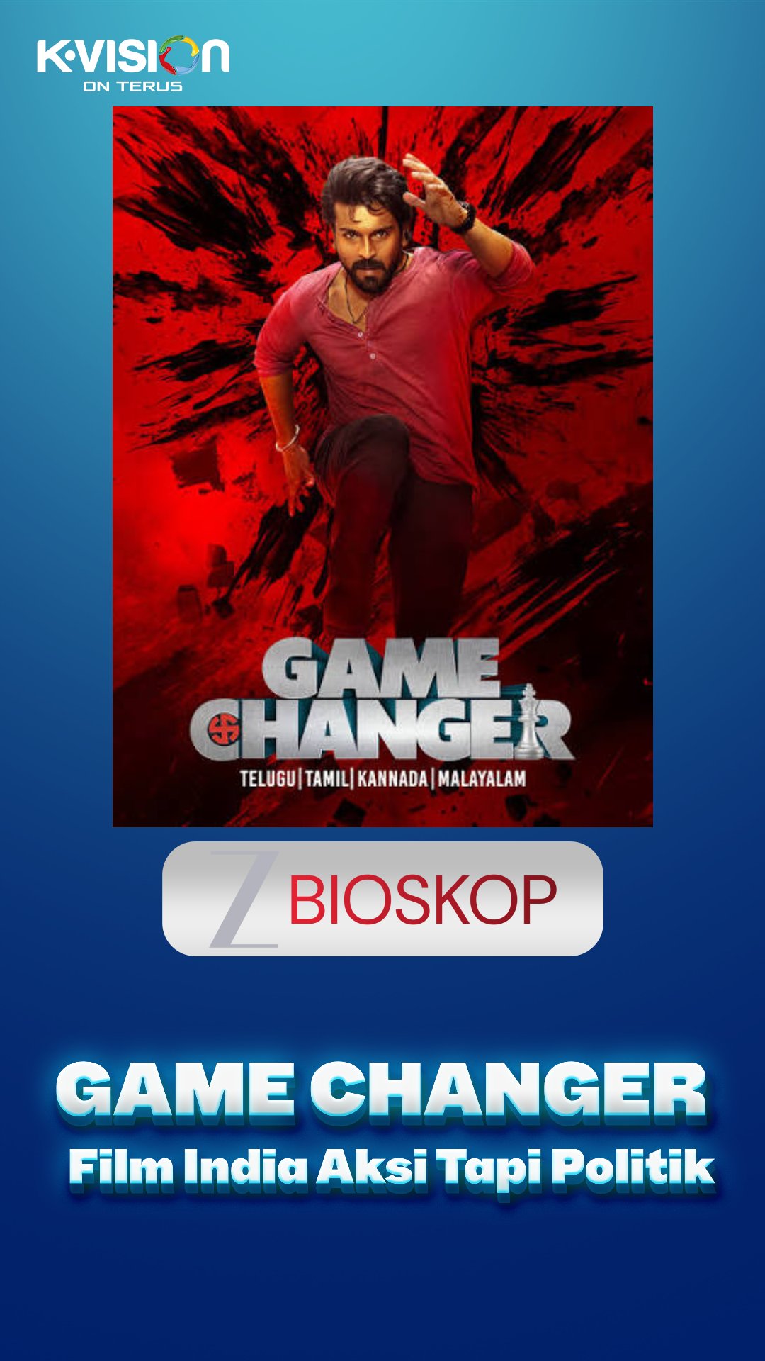 Game Changer: Film India Penuh Aksi dan Intrik Politik