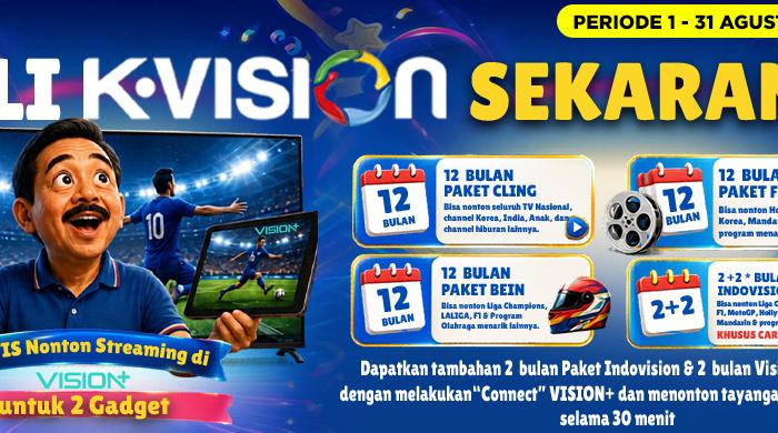 PROMO AKTIVASI DEKODER K-VISION 