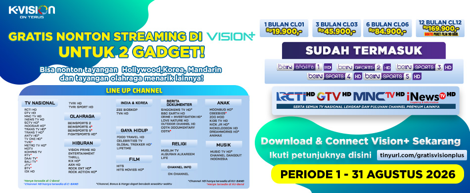 Gratis Nonton Streaming di Vision+ 2 Gadget