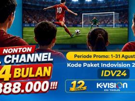 K-Vision Nonton ALL CHANNEL puas selama 24 bulan