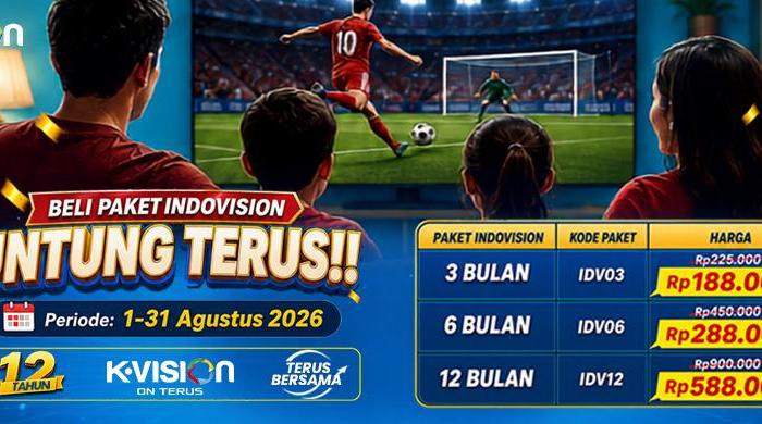 BELI PAKET INDOVISION! UNTUNG TERUS!