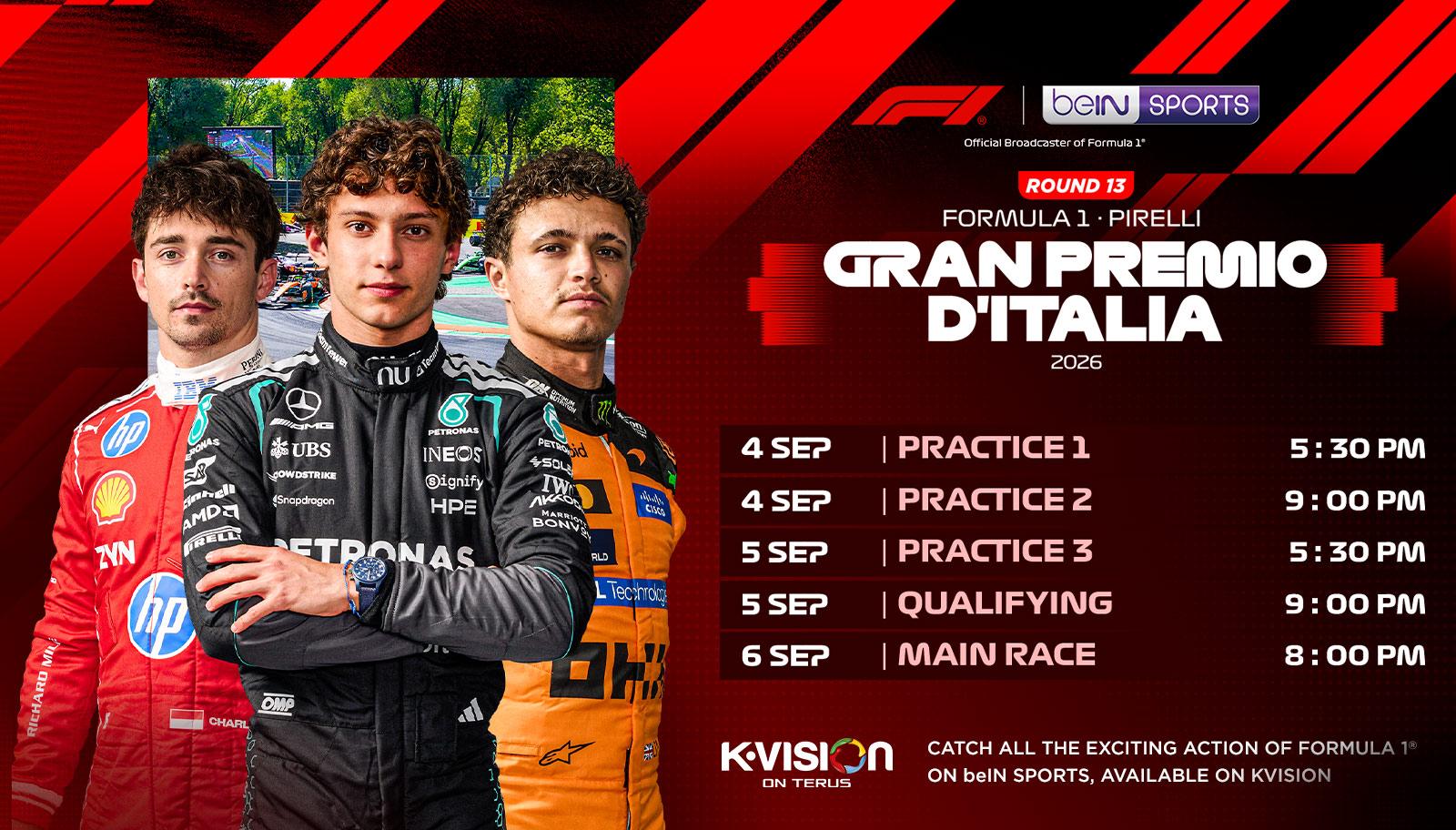 Formula 1 2026: Siapa yang Akan Menjadi yang Tercepat di GP Italia?