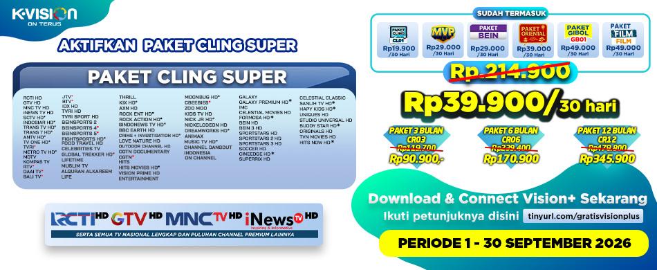SUPER CLING HIBURANNYA, SUPER CLING MURAHNYA!