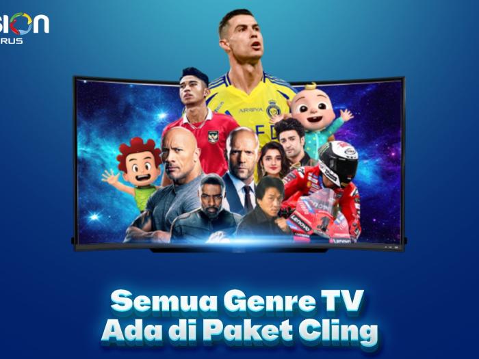 Semua Genre TV Ada di Paket Cling, Paket Paling Murah untuk Nikmati Beragam Hiburan!