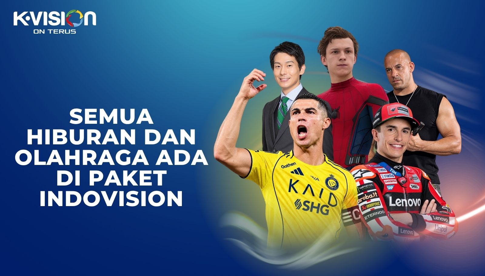Semua Hiburan dan Olahraga Ada di Paket Indovision