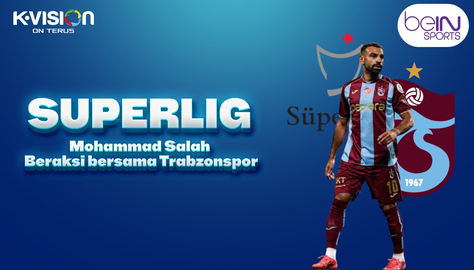 Mohammad Salah Beraksi bersama Trabzonspor di Superlig