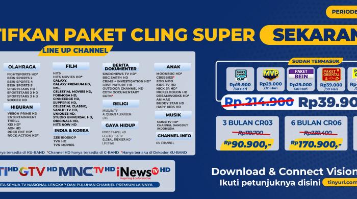 SUPER CLING HIBURANNYA, SUPER CLING MURAHNYA!