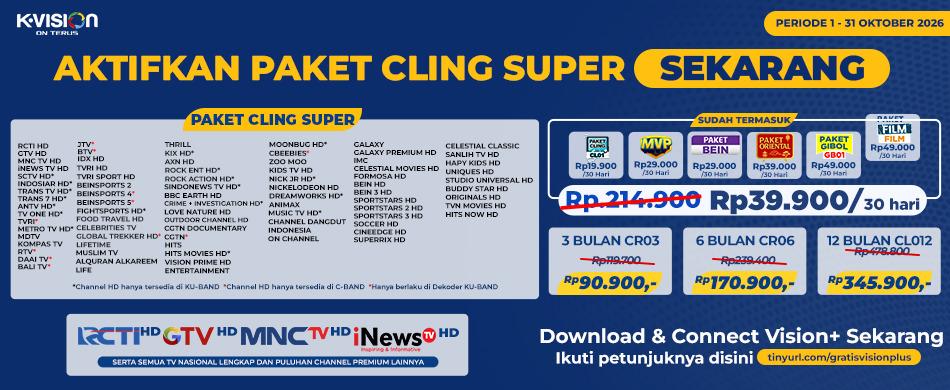 SUPER CLING HIBURANNYA, SUPER CLING MURAHNYA!