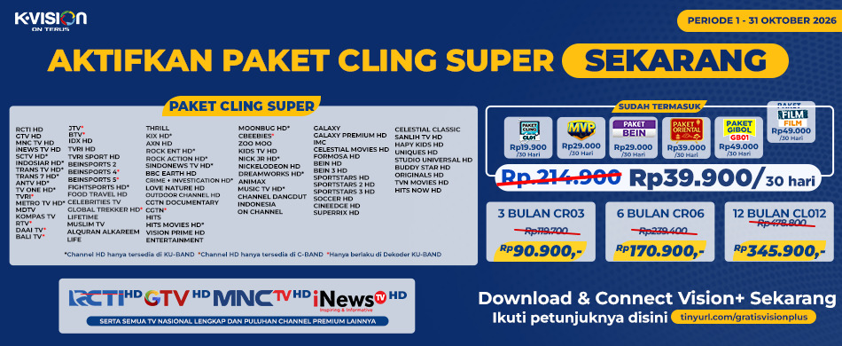 SUPER CLING HIBURANNYA, SUPER CLING MURAHNYA!